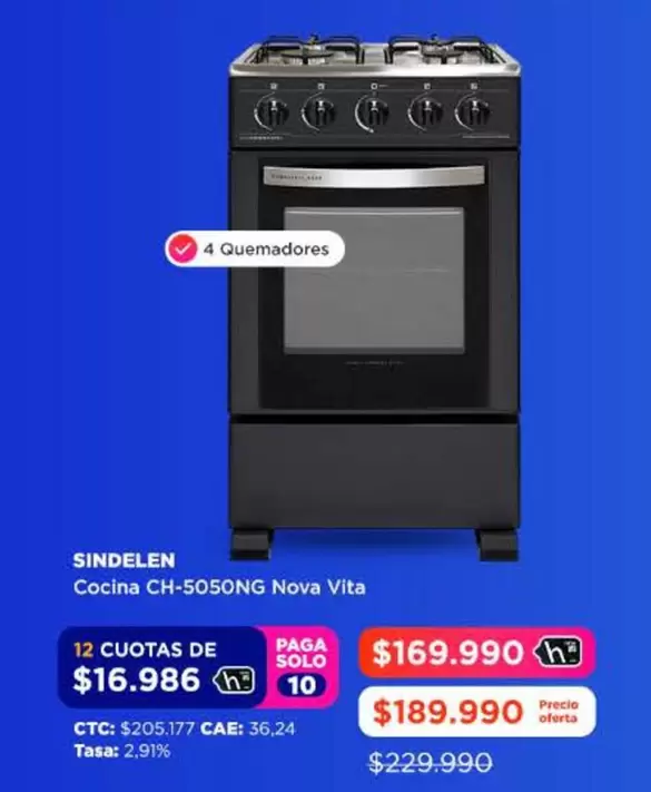 Sindelen - Cocina Ch-5050ng Nova Vita