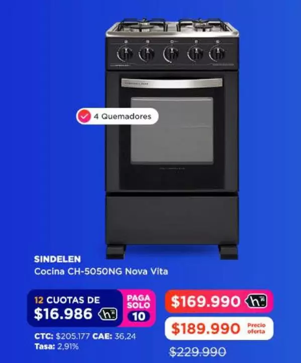 Sindelen - Cocina Ch-5050ng Nova Vita