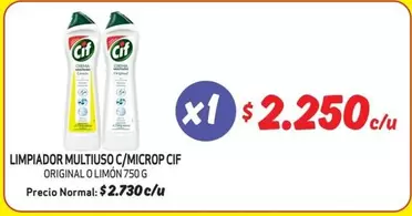 Cif - Limpiador Multiuso C/ Microp