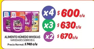 Whiskas - Alimento Humedo