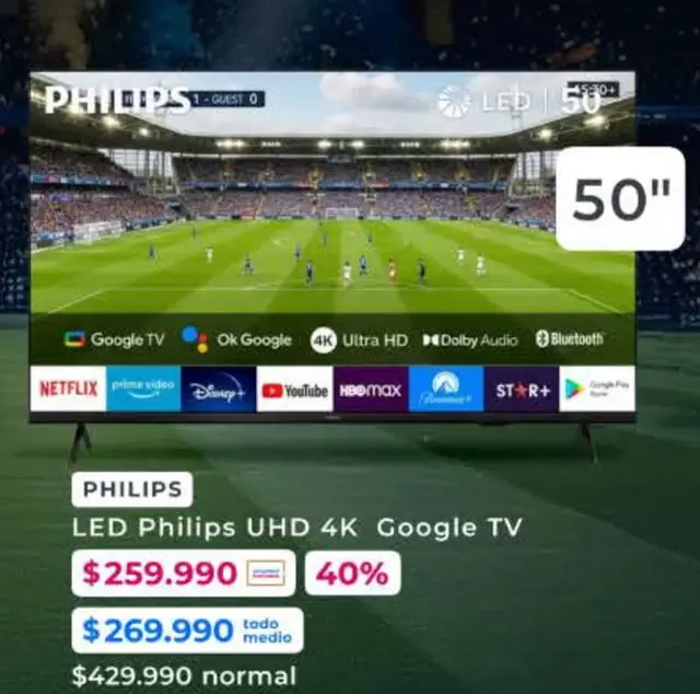 Philips - Led Uhd 4k Google Tv