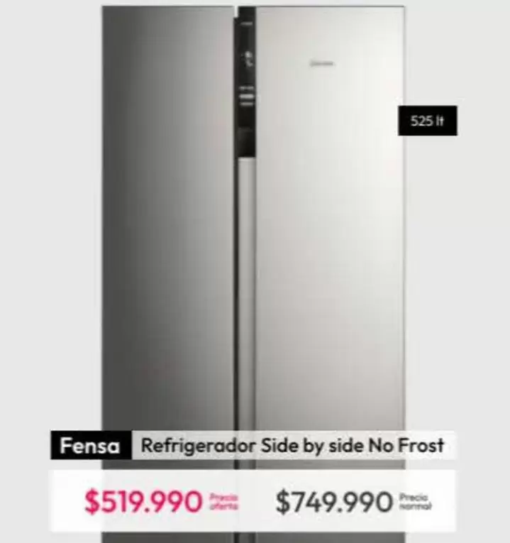 Fensa - Refrigerador Side By Side No Frost