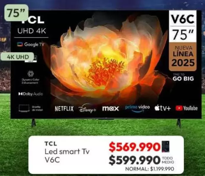 TCL - Tv Led Smart Tv V6c