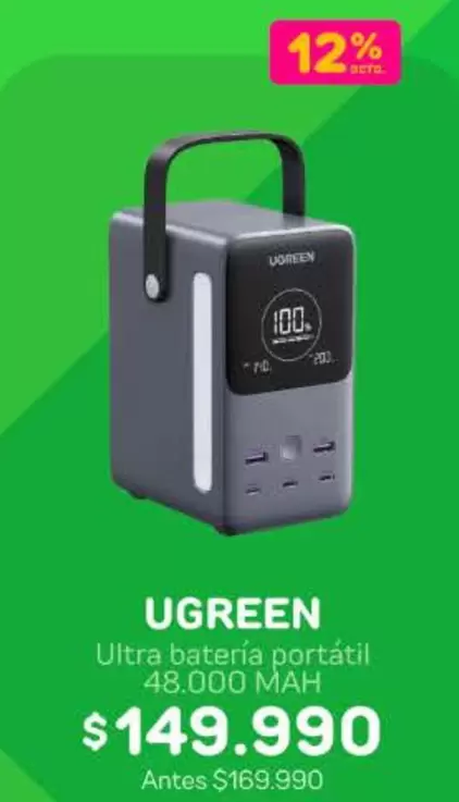 Ultra Bateria Portátil 48000 Mah