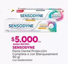 Sensodyne - Pasta Dental Proteccion Completa O Con Blanqueamient