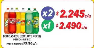 Pepsi - Bebidas Ccu (Excluye )