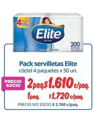 Elite - Pack Servilletas