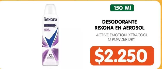 Rexona - Desodorante En Aerosol