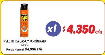 Raid - Insecticida Casa Y Jardín