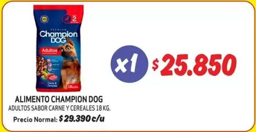 Champion Dog - Alimento  Adultos Sabor Carney Cereales