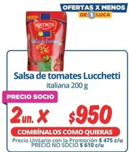 Lucchetti - Salsa De Tomates
