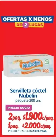 Nubelin - Servilleta Cóctel