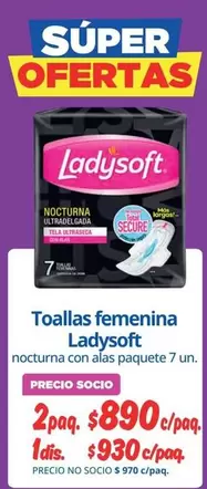Ladysoft - Toallas Femenina