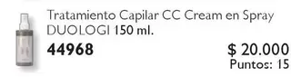 Tratamiento Capilar Cc Cream En Spray 150 Ml.