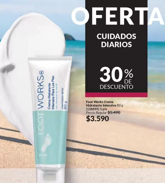 Foot Works -  Crema Hidratante Intensiva