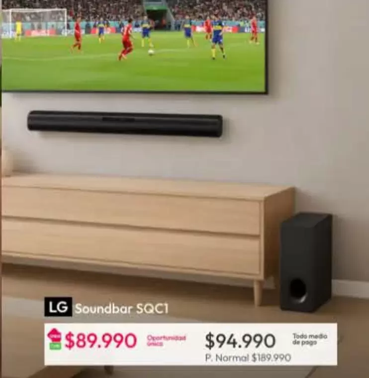 LG - Soundbar SQC 1 each