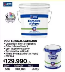 Williams - Profesional Satinado