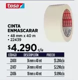 Tesa - Cinta Enmascarar