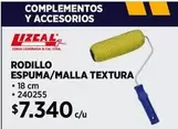 Rodillo Espuma/Malla Textura