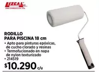 Rodillo Para Piscina 18 Cm