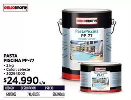 Chilcorrofin - Pasta Piscina Pp-77