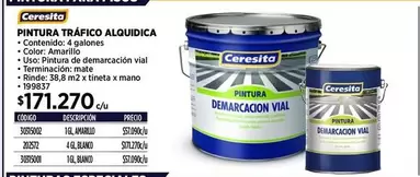 Ceresita - Pintura Trafico Alquidica