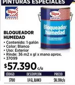 Sipa - Bloqueador Humedad