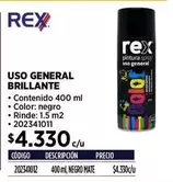 Rex - Uso General Brillante