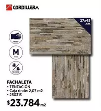 Cordillera - Fachaleta