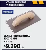 Llana Profesional 10 X 10 Mm