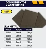 Isesa - Lija Metal