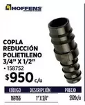 Hoffens - Copla Reducción Polietileno