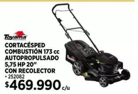 Toyama - Cortaceped Combustion Autopropulsado 5,75 Hp 20" Con Recollector