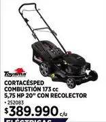 Toyama - Cortacésped Combustion 173 Cc 5,75 Hp 20" Con Recollector