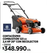 HP - Cortacesped Combustion 123 Cc 2,4 Hp 20' Con Recollector