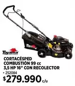 Toyama - Cortacesped Combustion 99 Cc 3,5 Hp 16" Con Recollector
