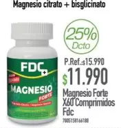 Magnesio Forte X60 Comprimidos