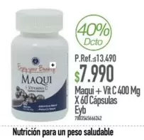 Maqui -  + Vit C 400 Mg