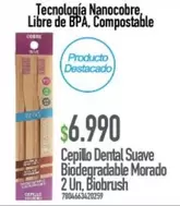 Suave - Cepillo Dental  Biodegradable Morado