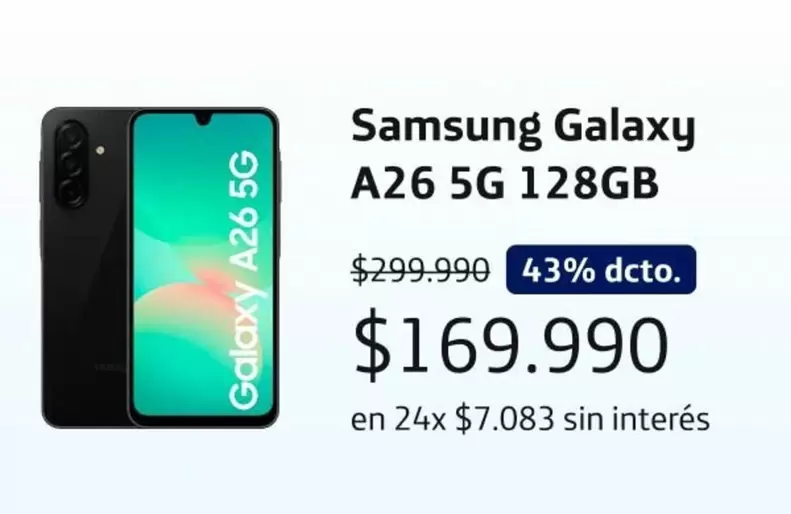 Samsung - Galaxy A26 5G 128GB