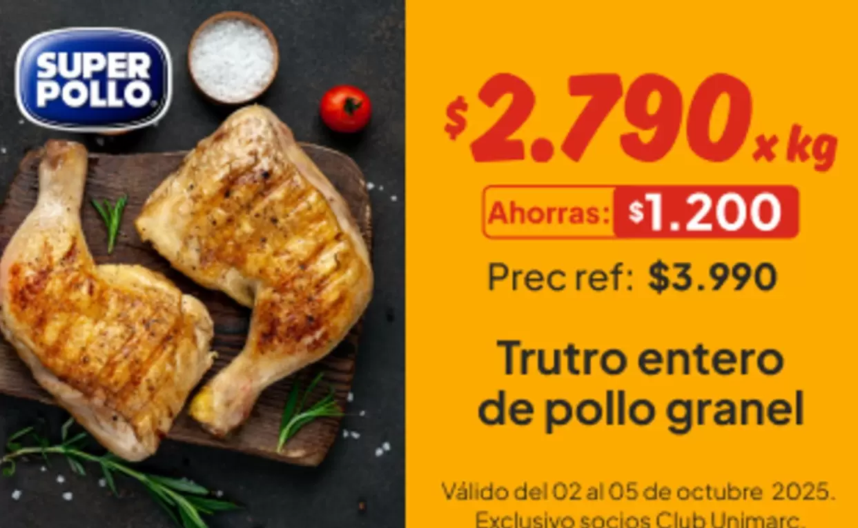 Club - Trutro Entero De Pollo Granel