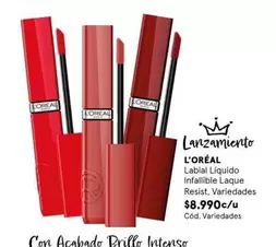 L'Oréal - Labia Liquido Infallible Laque Resist