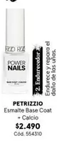 Petrizzio - Esmalte Base Coat + Calcio