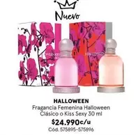 Fragancia Femenina Halloween Clásico O Kiss Sexy