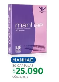Manhae 30 Capsulas
