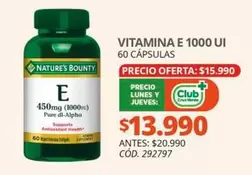 Club - Vitamina E 1000 Ui