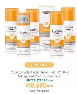 Eucerin - Protector Facial Fluid Fps50+ O Antipigment Control