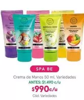 Spa Be - Crema De Manos