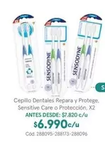 Sensodyne - Cepillo Dentales Repara Y Protege, Sensitive Care O Protección
