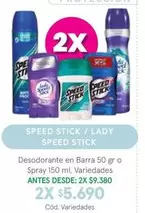 Lady Speed Stick - Desodorante En Barra O Spray